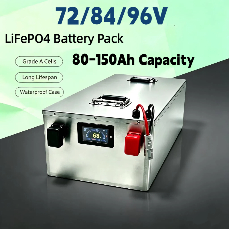 Lifepo4 72V 100Ah Battery Pack Ev - Pacco Batteria LIFEPO4 con BMS 72V