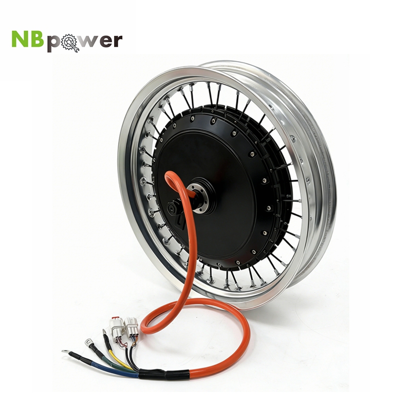 Qs Motor 273 8000W Hub Motor - Colorato 17x3.0 NBpower/QS V3 273 40H