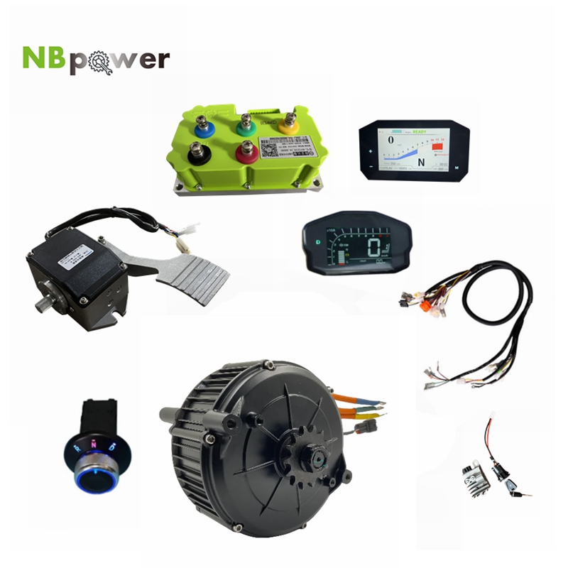 Mid Drive Motor Kit 72V 5000W - Kit motore PMSM QSMOTOR 165 35H