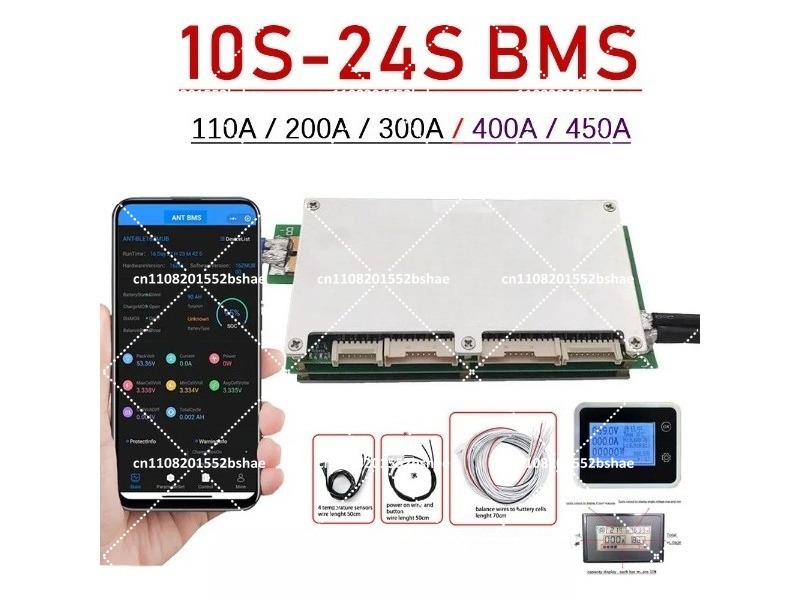 Smart Bms 24S 200A Bluetooth Lifepo4 - Scheda di Protezione Batteria Smart Bluetooth