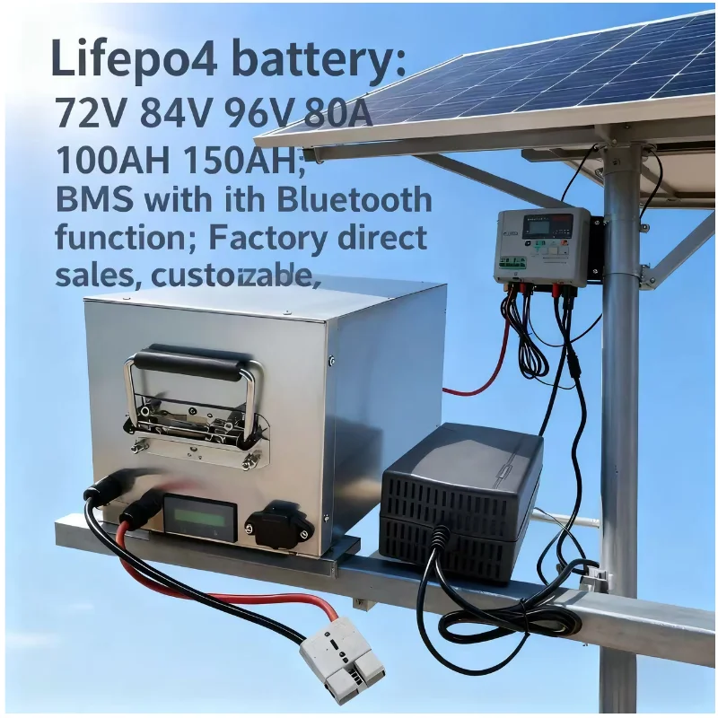 Lifepo4 72V 100Ah Battery Pack Ev - Batteria LIFEPO4 con BMS 72V 84V
