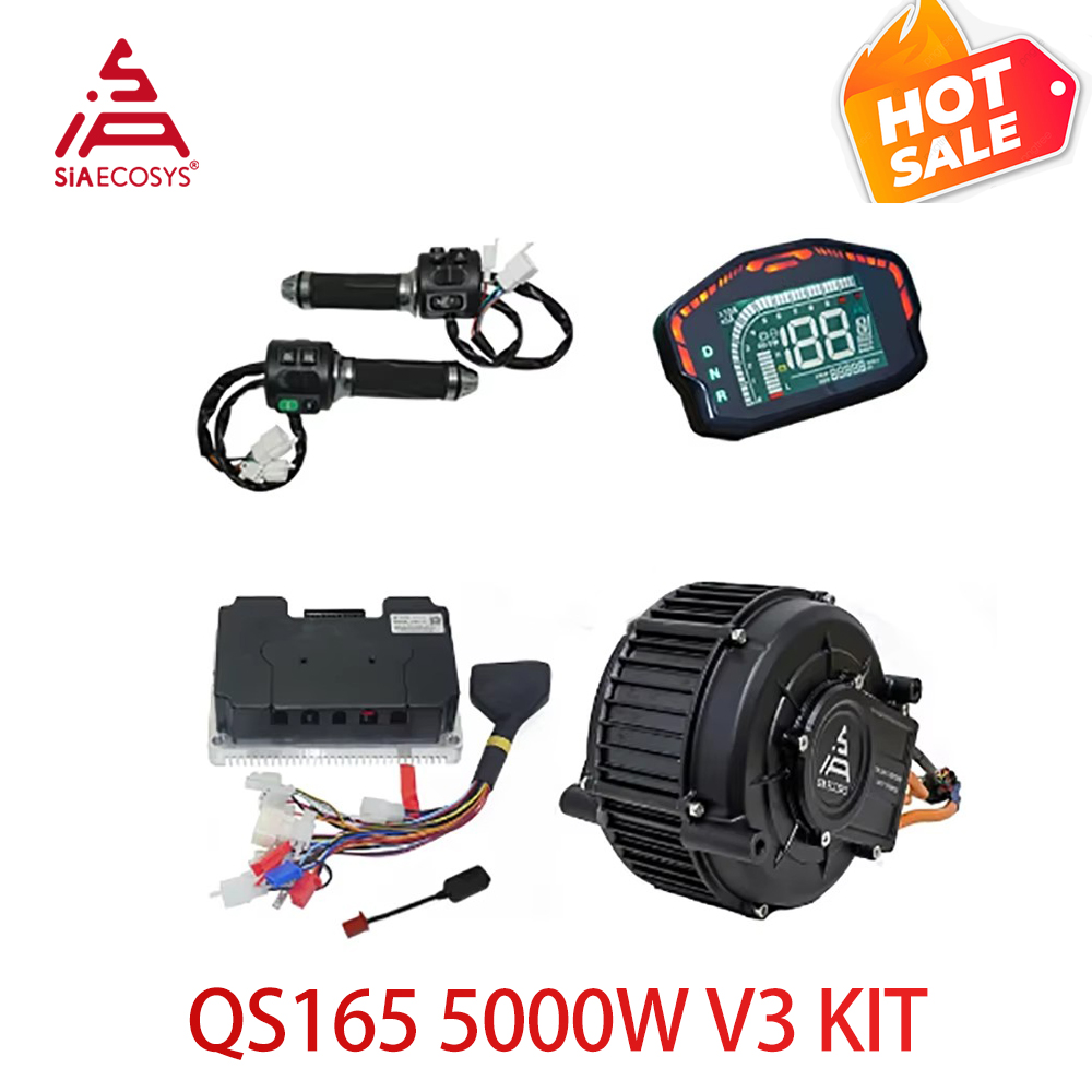 Mid Drive Motor Kit 72V 5000W - Kit motore di azionamento centrale QS165
