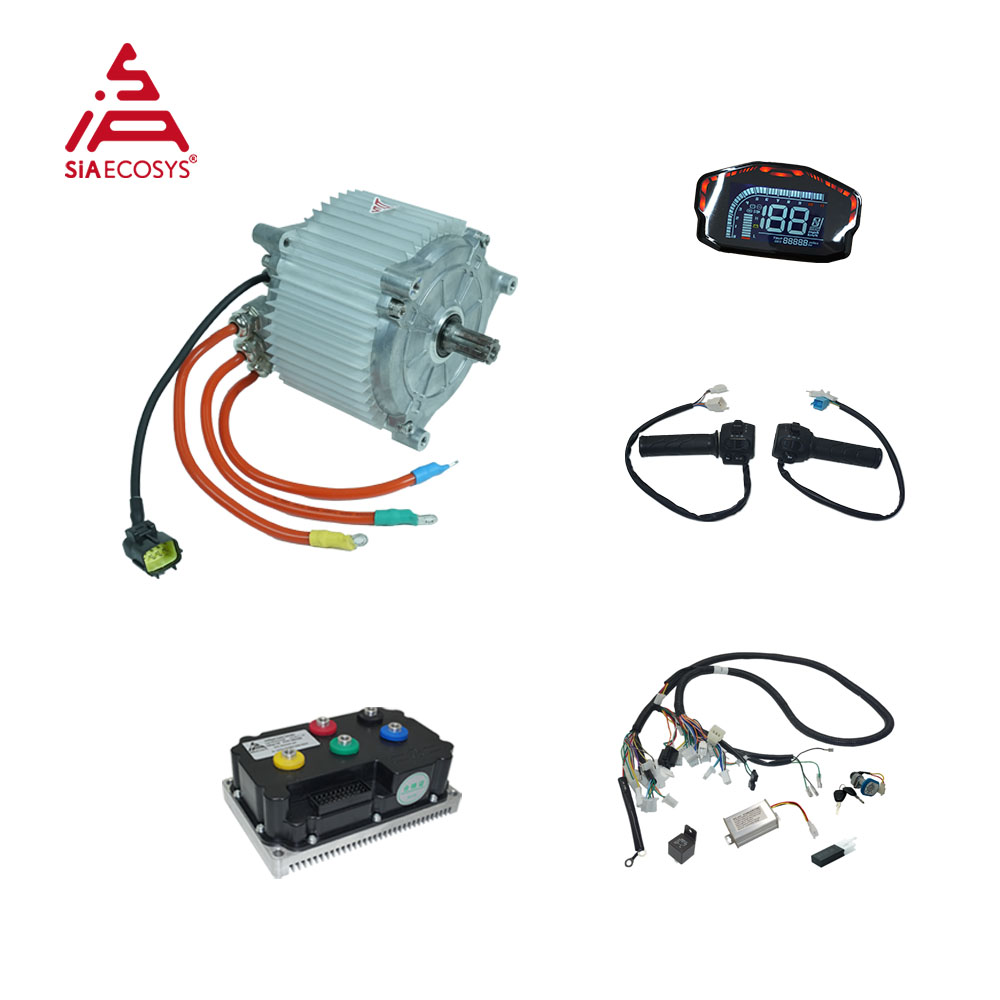 Mid Drive Motor Kit 72V 5000W - SIASZD142A-67 Kit di Conversione Motore Centrale