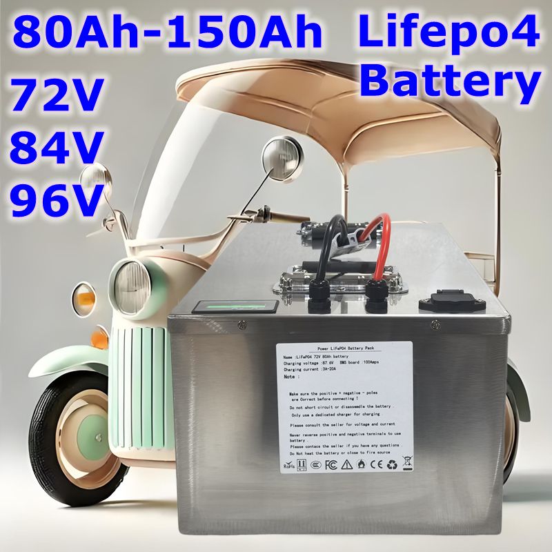 Lifepo4 72V 100Ah Battery Pack Ev - Batteria LIFEPO4 72V 84V 96V 80AH