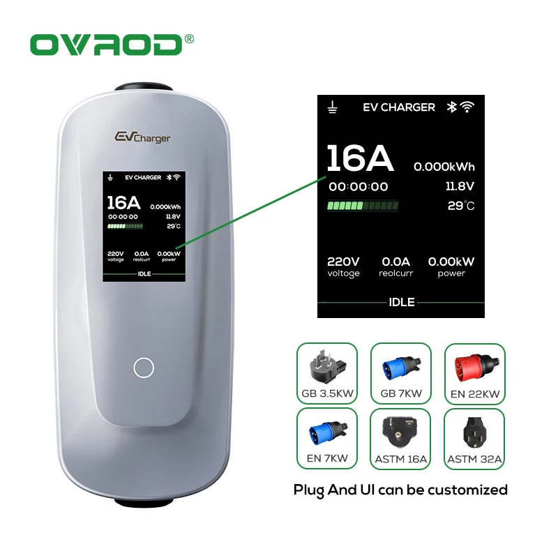 Ovrod 22kw Caricatore EV porta - Ev Charger Type 2 22Kw 32A 3 Phase recensione e prezzo