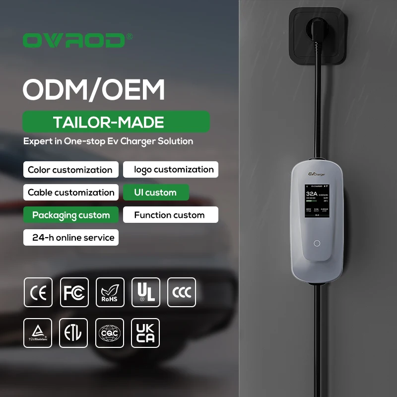 Ovrod 22kw Caricatore EV porta - Ev Charger Type 2 22Kw 32A 3 Phase recensione e prezzo