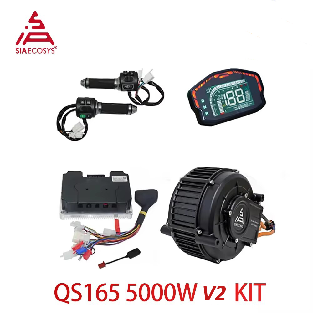 QS165 V2 5000W 72V Kit motore  - Mid Drive Motor Kit 72V 5000W recensione e prezzo