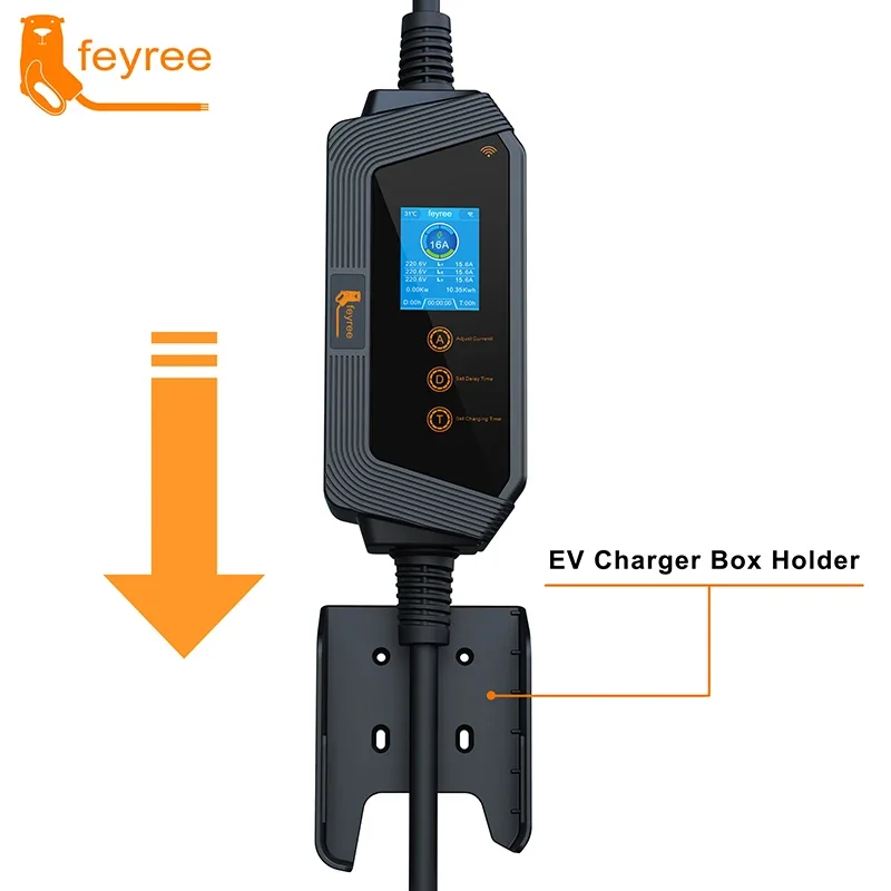 Caricatore EV Portatile Feyree - Type 2 Portable Ev Charger 11Kw Cee recensione e prezzo