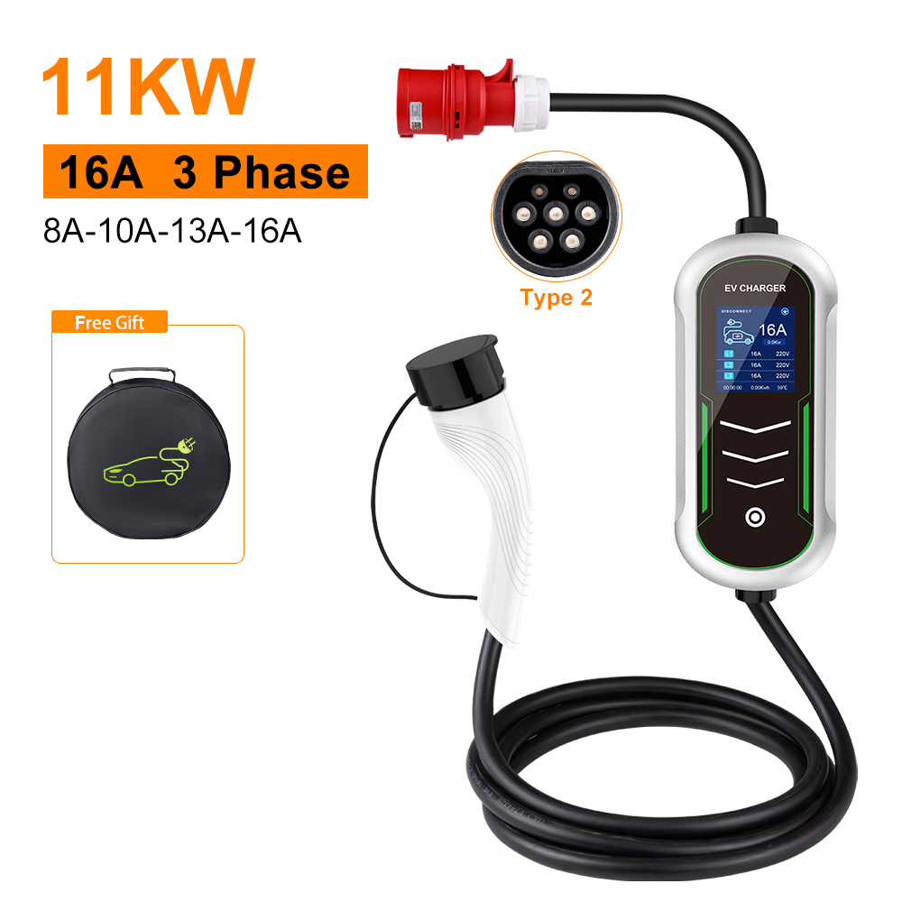 IPENGEN 11KW EV Caricatore por - Type 2 Portable Ev Charger 11Kw Cee recensione e prezzo
