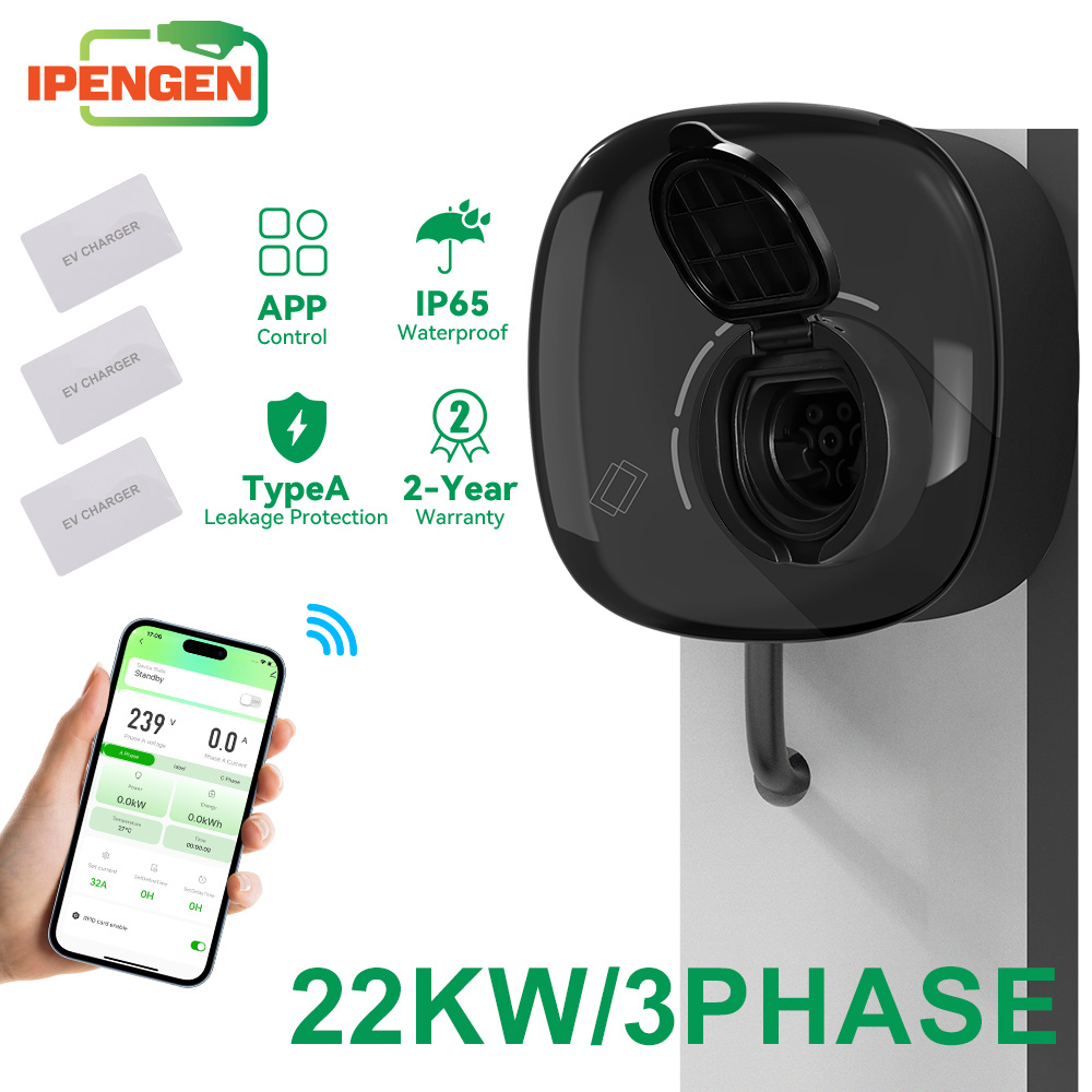 IPENGEN Caricatore EV da 22KW  - Ev Charger Type 2 22Kw 32A 3 Phase recensione e prezzo