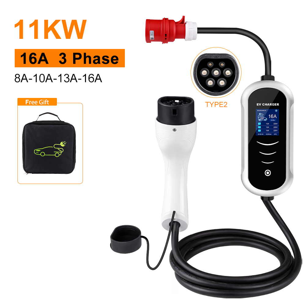 IPENGEN Tipo 2 Caricatore EV p - Type 2 Portable Ev Charger 11Kw Cee recensione e prezzo