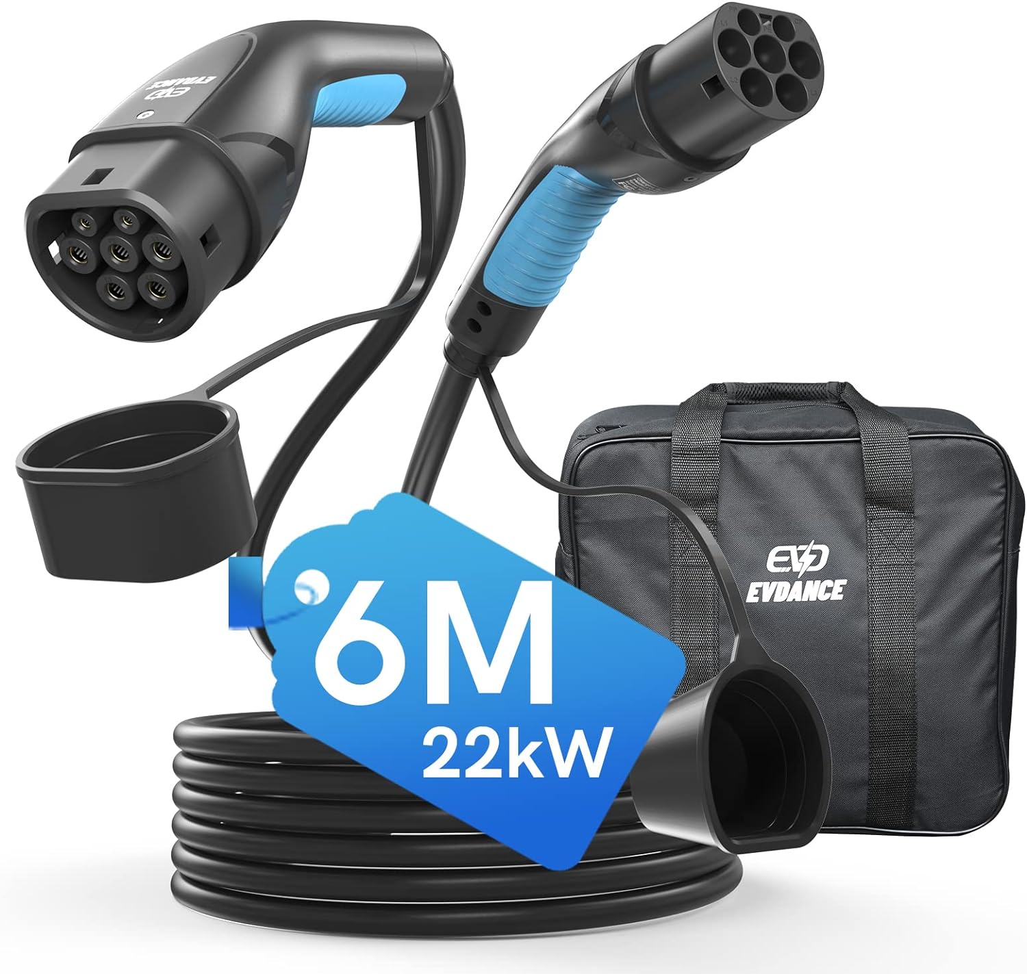 EVDANCE Cavo di ricarica EV 6/ - Ev Charger Type 2 22Kw 32A 3 Phase recensione e prezzo