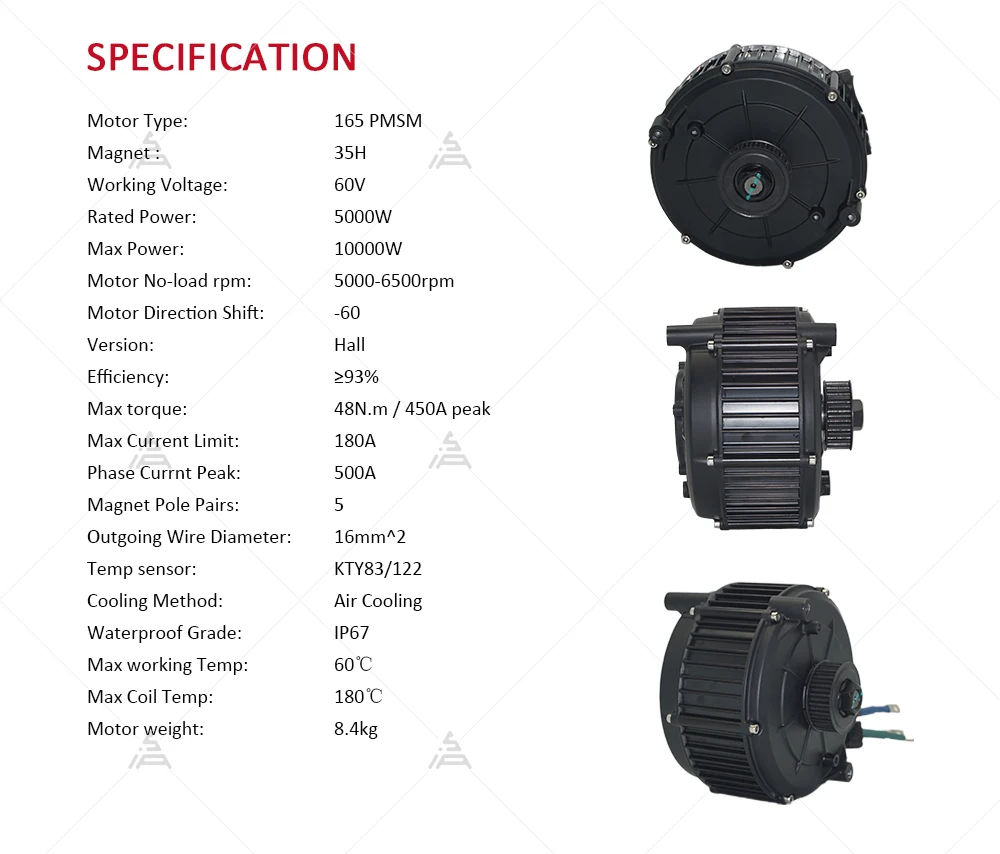 Kit motore di azionamento cent - Mid Drive Motor Kit 72V 5000W recensione e prezzo