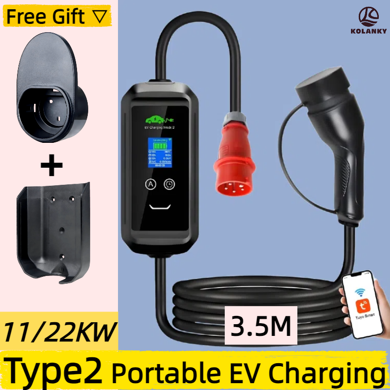 Cavo da 3,5 M Type2 EV Caricat - Type 2 Portable Ev Charger 11Kw Cee recensione e prezzo